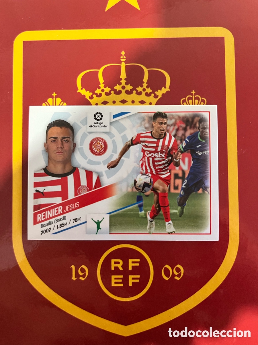 Cromos de f&uacute;tbol: 36 REINIER &Uacute;LTIMOS FICHAJES LIGA ESTE EDICIONES ESTE 2022 2023 22 23 GIRONA