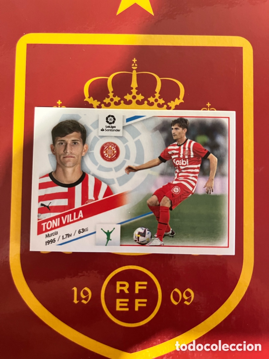 Cromos de f&uacute;tbol: 46 TONI VILLA &Uacute;LTIMOS FICHAJES LIGA ESTE EDICIONES ESTE 2022 2023 22 23 GIRONA