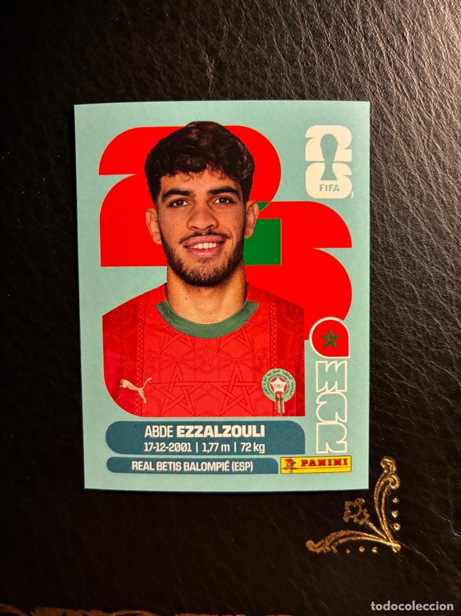 Cromos de f&uacute;tbol: MAR 17 ABDE EZZALZOULI MAR17 MARRUECOS FIFA WORLD CUP MUNDIAL 2026 26 PANINI
