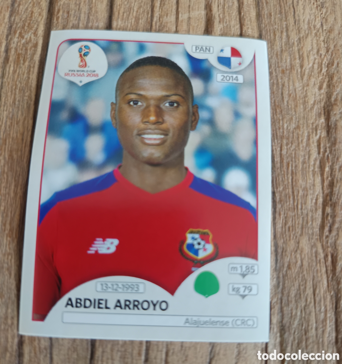 Cromos de f&uacute;tbol: Cromo sin pegar Panini Mundial 2018 Panam&aacute;. Arroyo