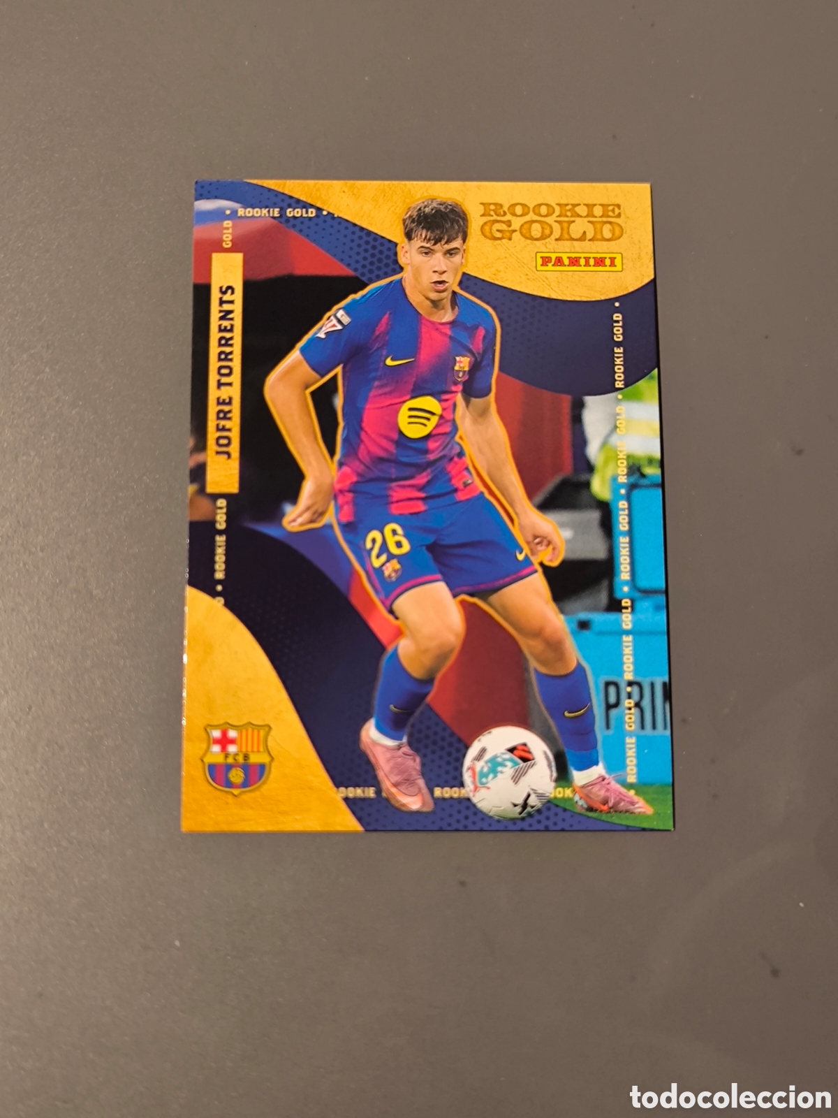 Cromos de f&uacute;tbol: JOFRE TORRENTS Rookie Gold FC Barcelona Panini Club 2026
