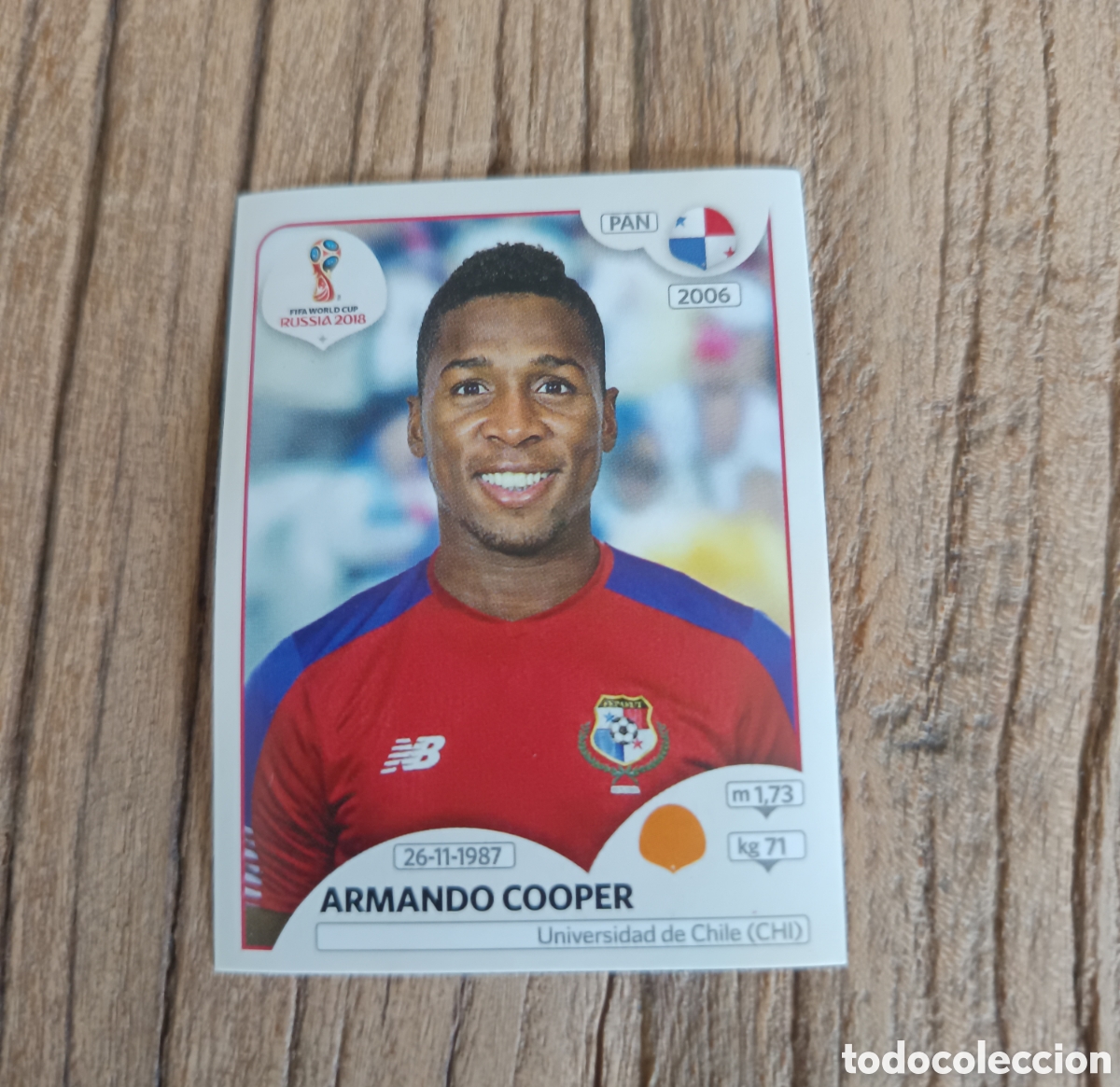 Cromos de f&uacute;tbol: Cromo sin pegar Panini Mundial 2018 Panam&aacute;. Cooper