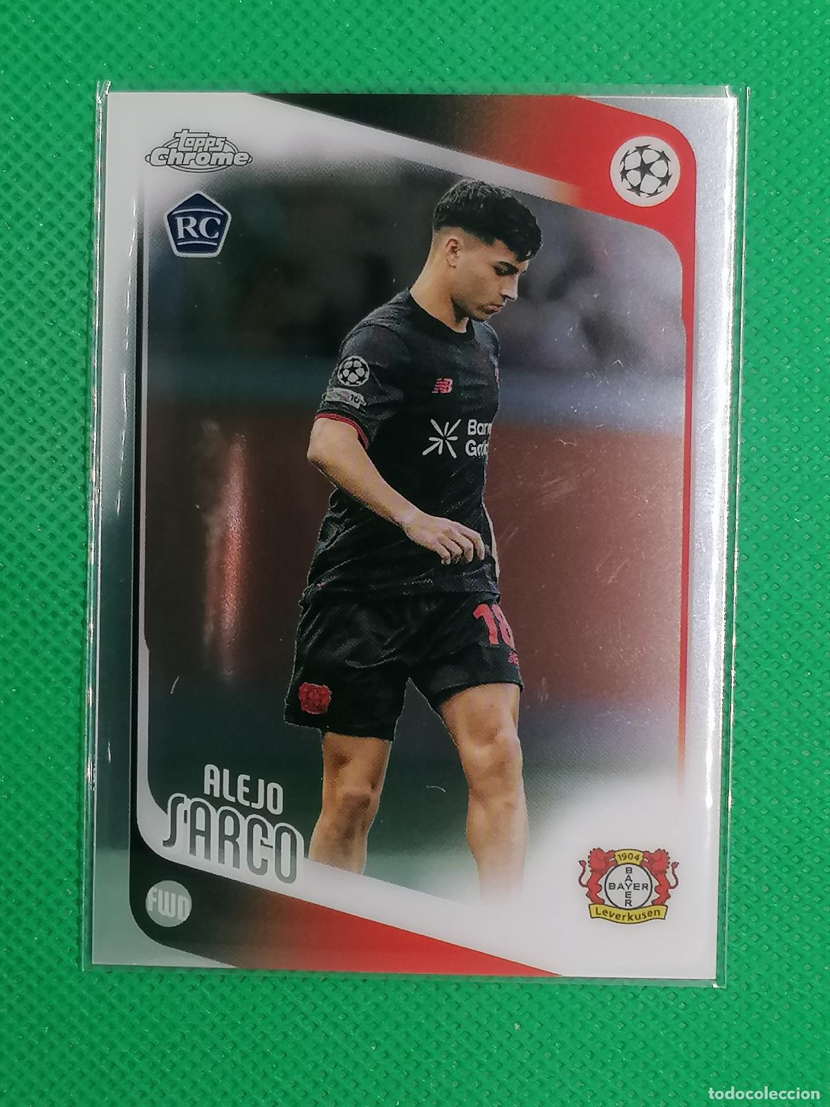 Fu&szlig;ball-Sticker: 44 ALEJO SARCO BAYER LEVERKUSEN ROOKIE ⚽ TOPPS CHROME UCC 25 26 2025 2026 ⚽