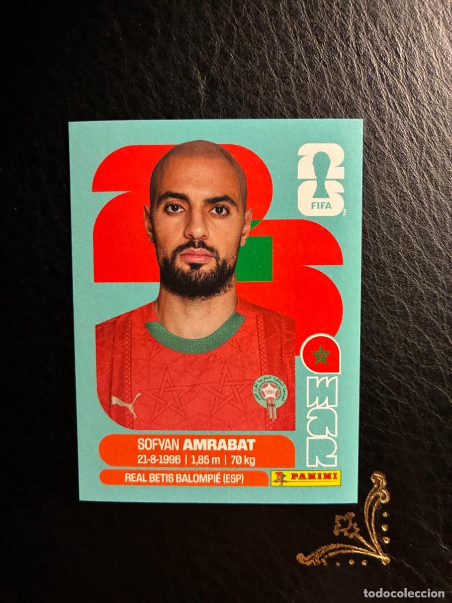 Fu&szlig;ball-Sticker: MAR 10 SOFYAN AMRABAT MAR10 MARRUECOS FIFA WORLD CUP MUNDIAL 2026 26 PANINI