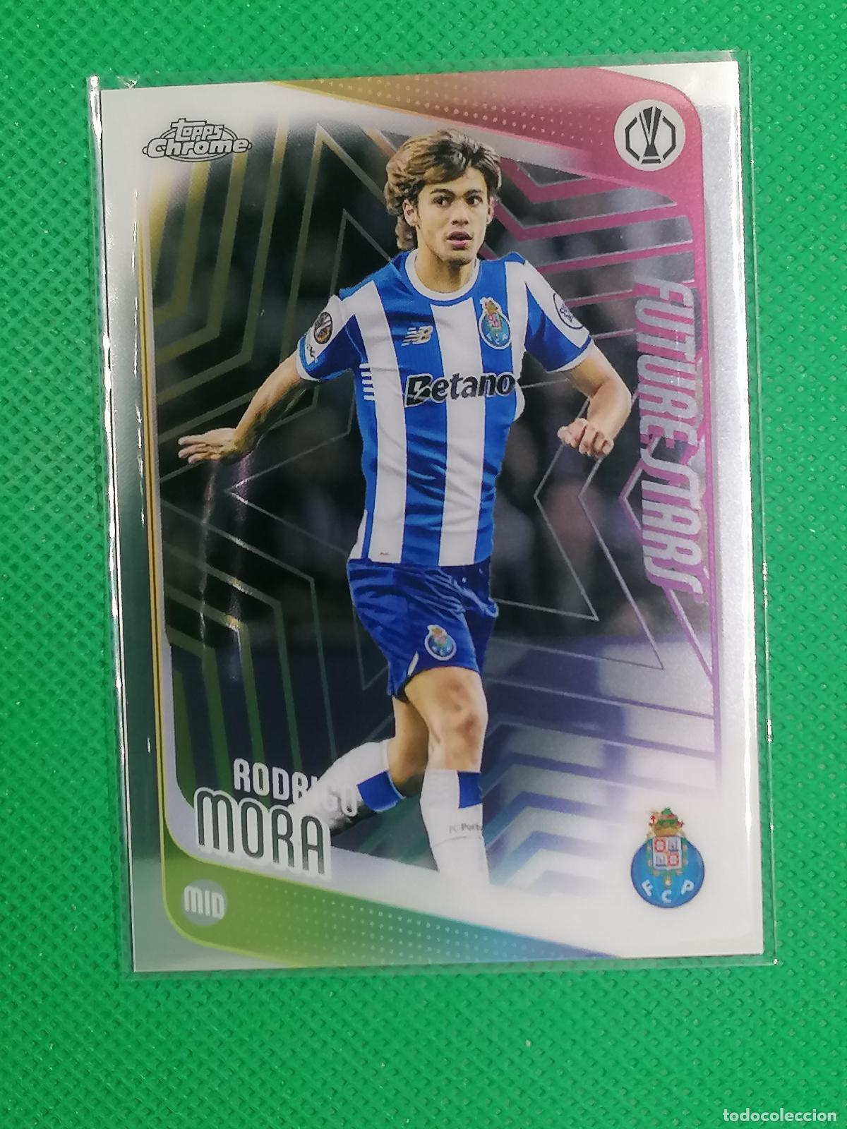 Fu&szlig;ball-Sticker: 83 RODRIGO MORA PORTO FUTURE STARS ⚽ TOPPS CHROME UCC 25 26 2025 2026 ⚽