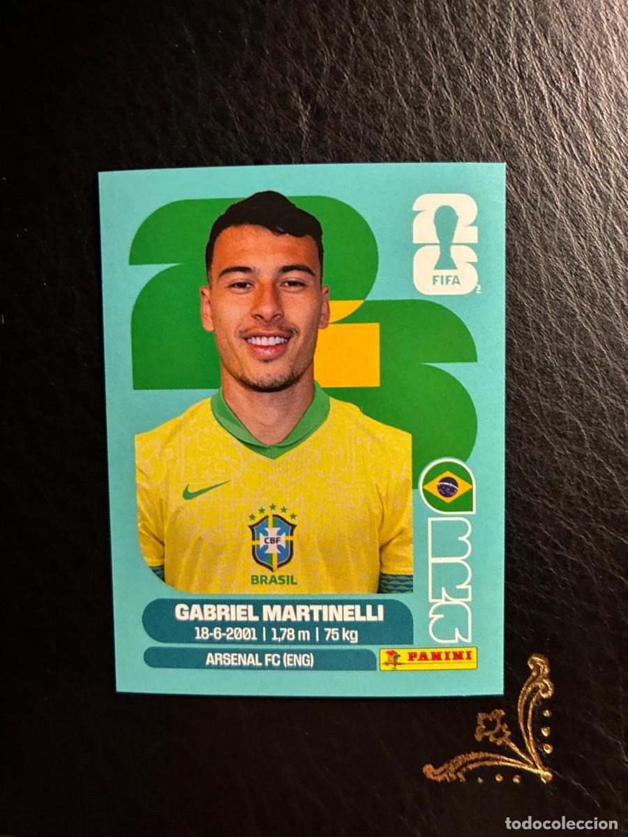 Fu&szlig;ball-Sticker: BRA 18 GABRIEL MARTINELLI BRA18 BRASIL FIFA WORLD CUP MUNDIAL 2026 26 PANINI