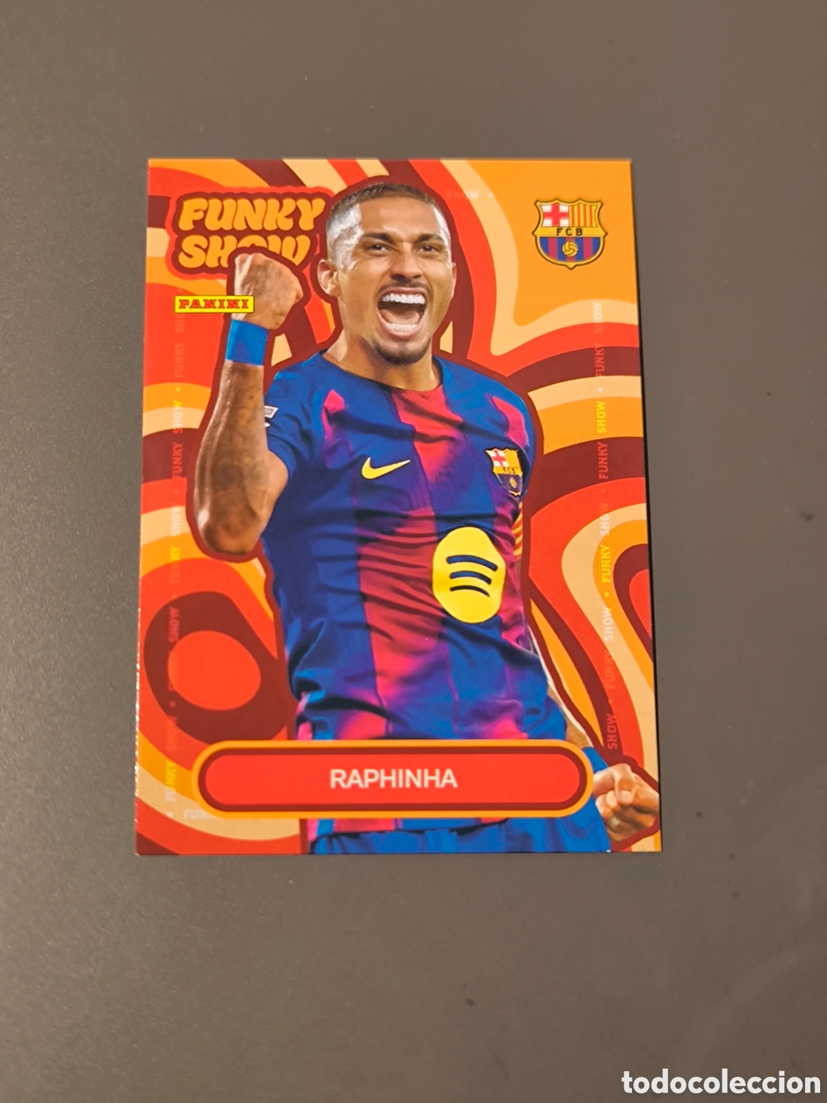 Fu&szlig;ball-Sticker: RAPHINHA Funky Show FC Barcelona Panini Club 2026
