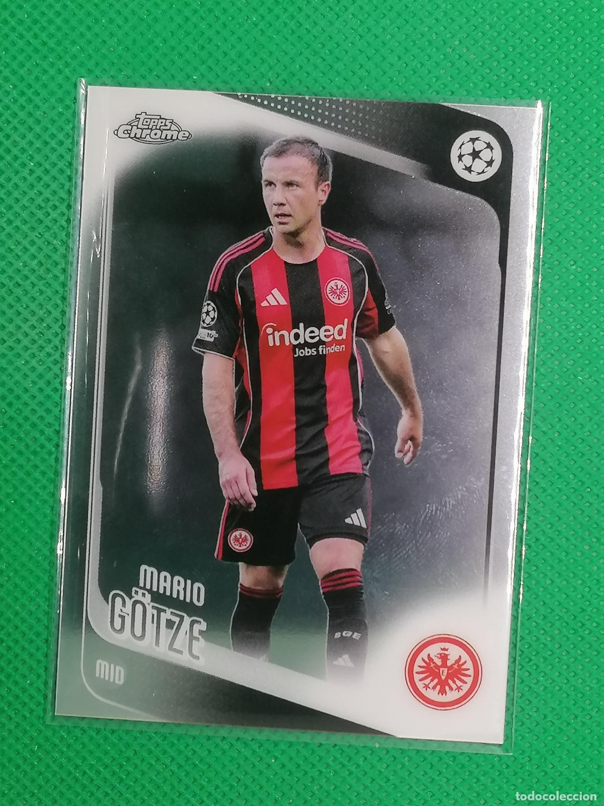 Fu&szlig;ball-Sticker: 162 MARIO GOTZE EINTRACHT FRANKFURT ⚽ TOPPS CHROME UCC 25 26 2025 2026 ⚽