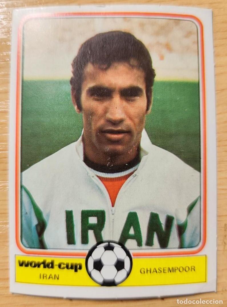 Fu&szlig;ball-Sticker: GHASEMPOOR , IRAN . MUNDIAL ARGENTINA 78. ED MONTY GUM WORLD CUP 1978