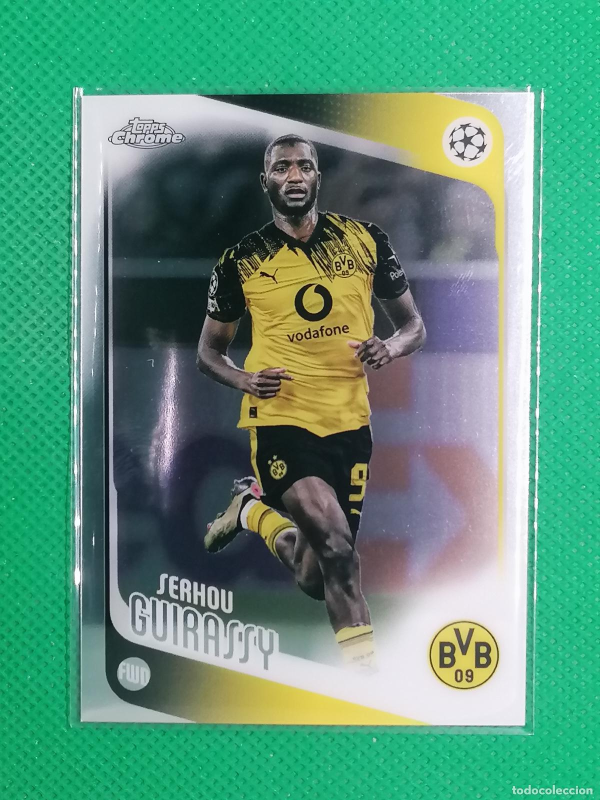 Fu&szlig;ball-Sticker: 59 SERHOU GUIRASSY BORUSSIA DORTMUND ⚽ TOPPS CHROME UCC 25 26 2025 2026 ⚽