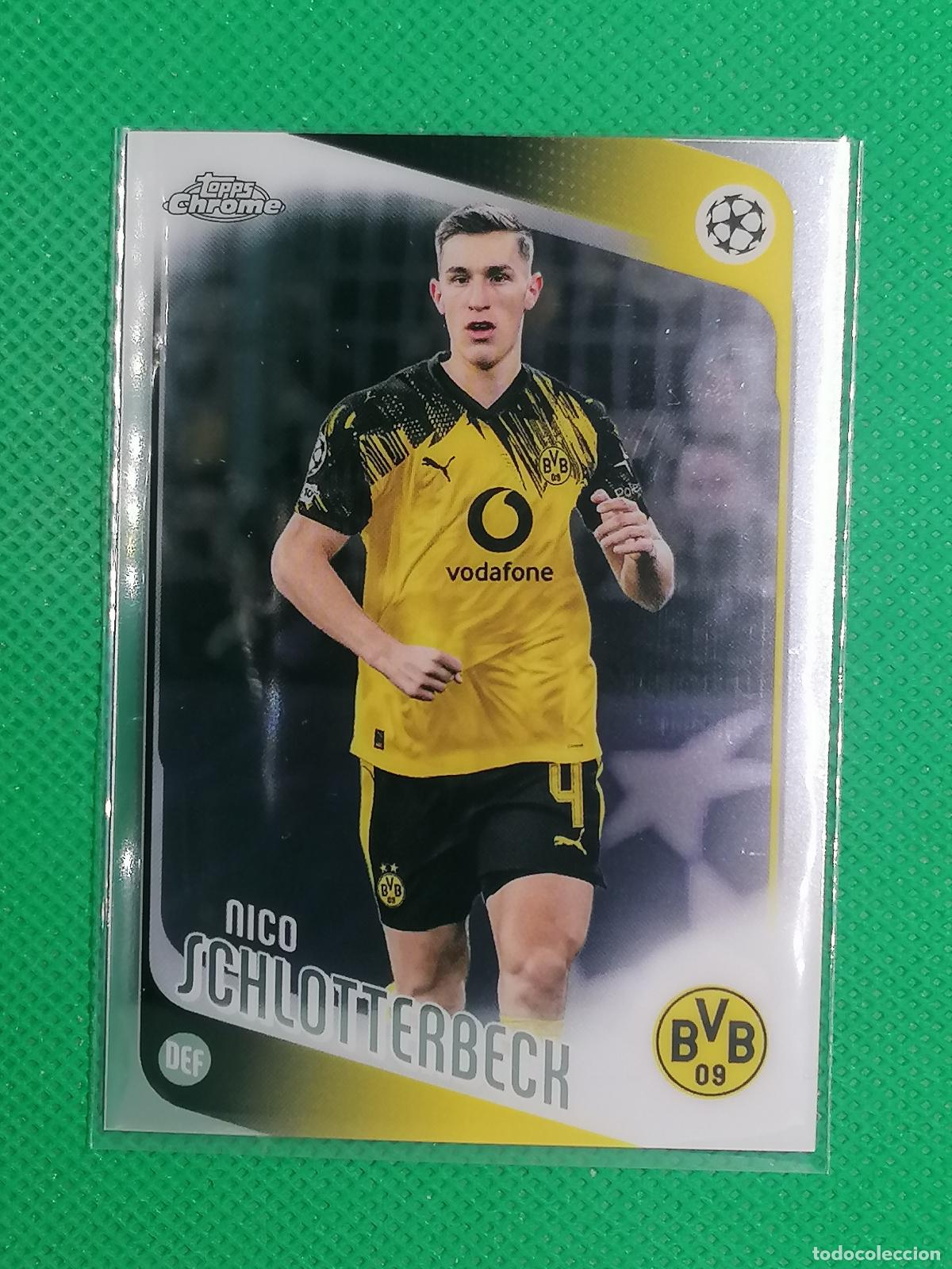 Cromos de f&uacute;tbol: 99 NICO SCHLOTTERBECK BORUSSIA DORTMUND ⚽ TOPPS CHROME UCC 25 26 2025 2026 ⚽