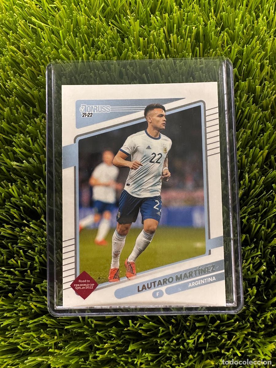 Football Stickers: N&ordm; 5 Lautaro Mart&iacute;nez Argentina Donruss Road to Qatar 2022