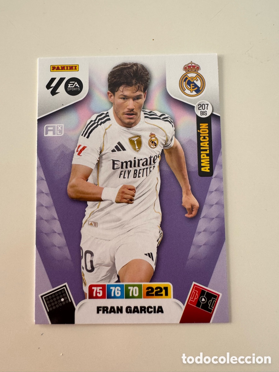 Figurine di Calcio: PANINI ADRENALYN XL LIGA 2025-2026 25-26 &ndash; Fran Garc&iacute;a Real Madrid CF N&ordm; 207 BIS
