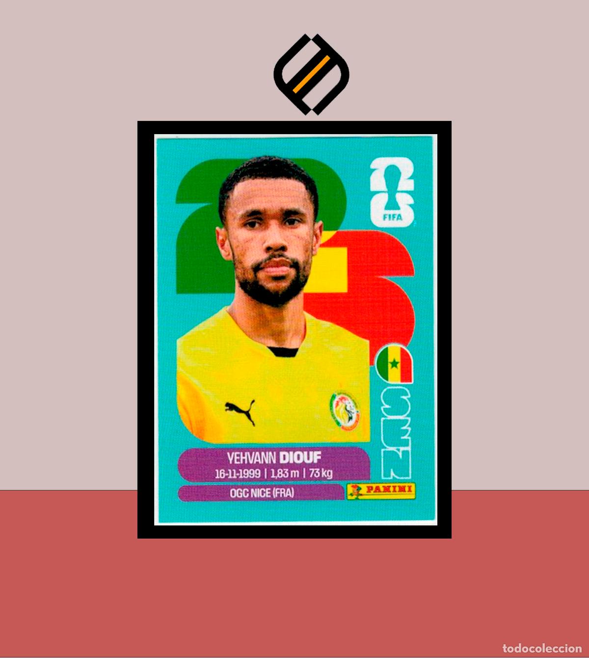 Figurine di Calcio: PANINI FIFA CLUB WORLD CUP 2026 26 SEN 3 YEHVANN DIOUF SENEGAL STICKER MUNDIAL MEX CAN USA LIGA