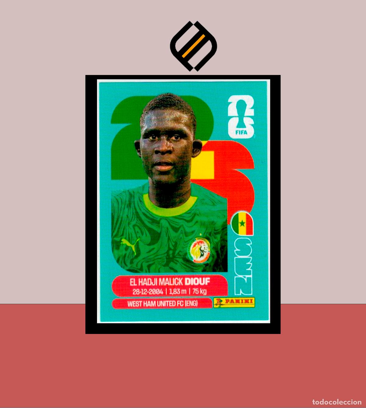 Figurine di Calcio: PANINI FIFA CLUB WORLD CUP 2026 26 SEN 7 EL HADJI MALICK DIOUF SENEGAL STICKER MUNDIAL MEX CAN USA
