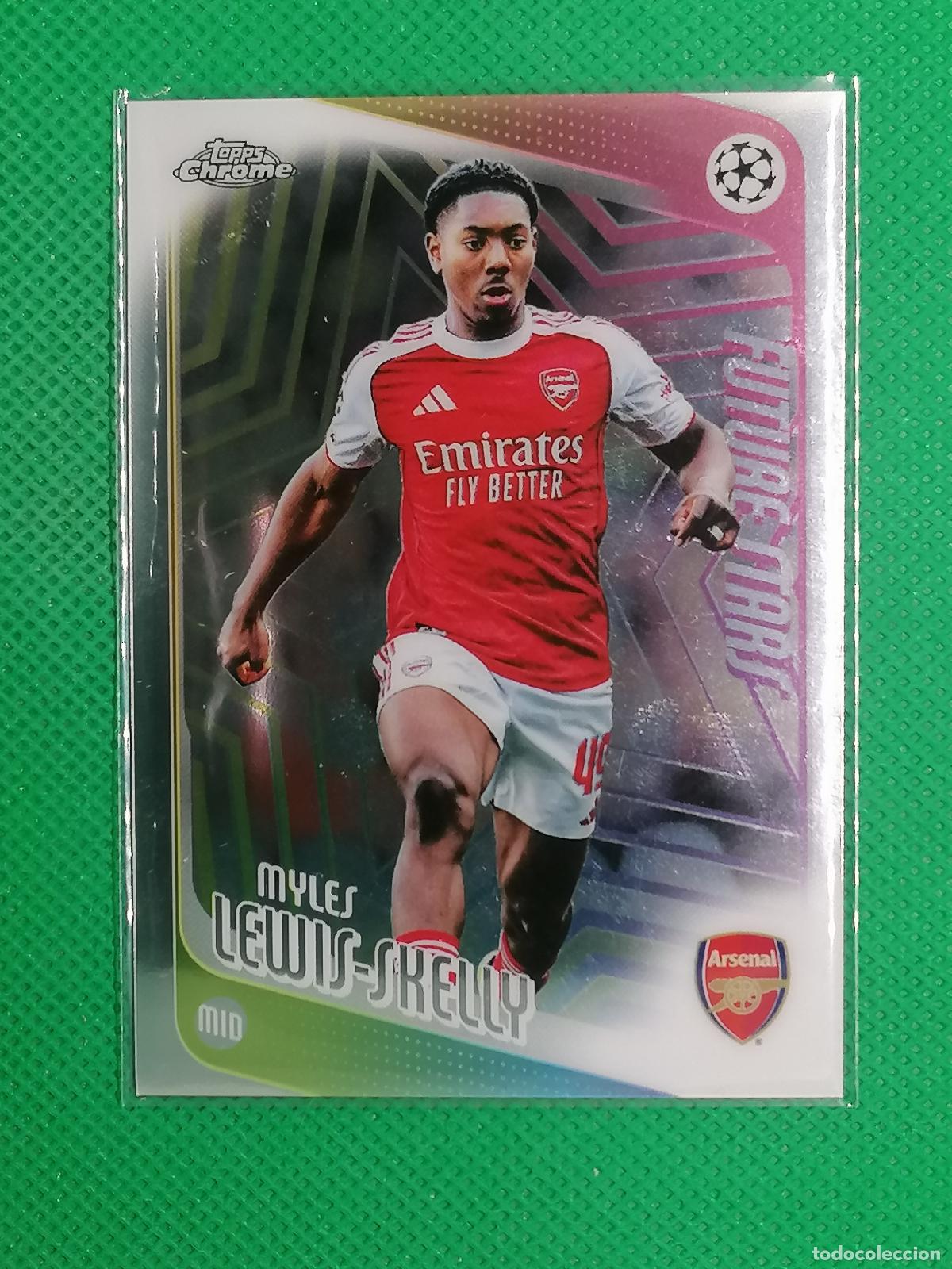 Figurine di Calcio: 52 MYLES LEWIS SKELLY ARSENAL FUTURE STARS ⚽ TOPPS CHROME UCC 25 26 2025 2026 ⚽