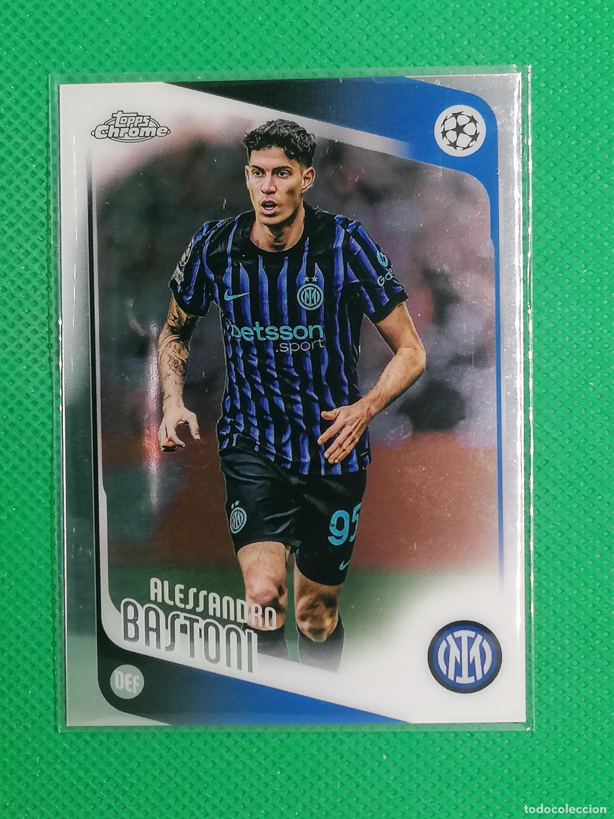 Cromos de f&uacute;tbol: 143 ALESSANDRO BASTONI INTER MILAN ⚽ TOPPS CHROME UCC 25 26 2025 2026 ⚽