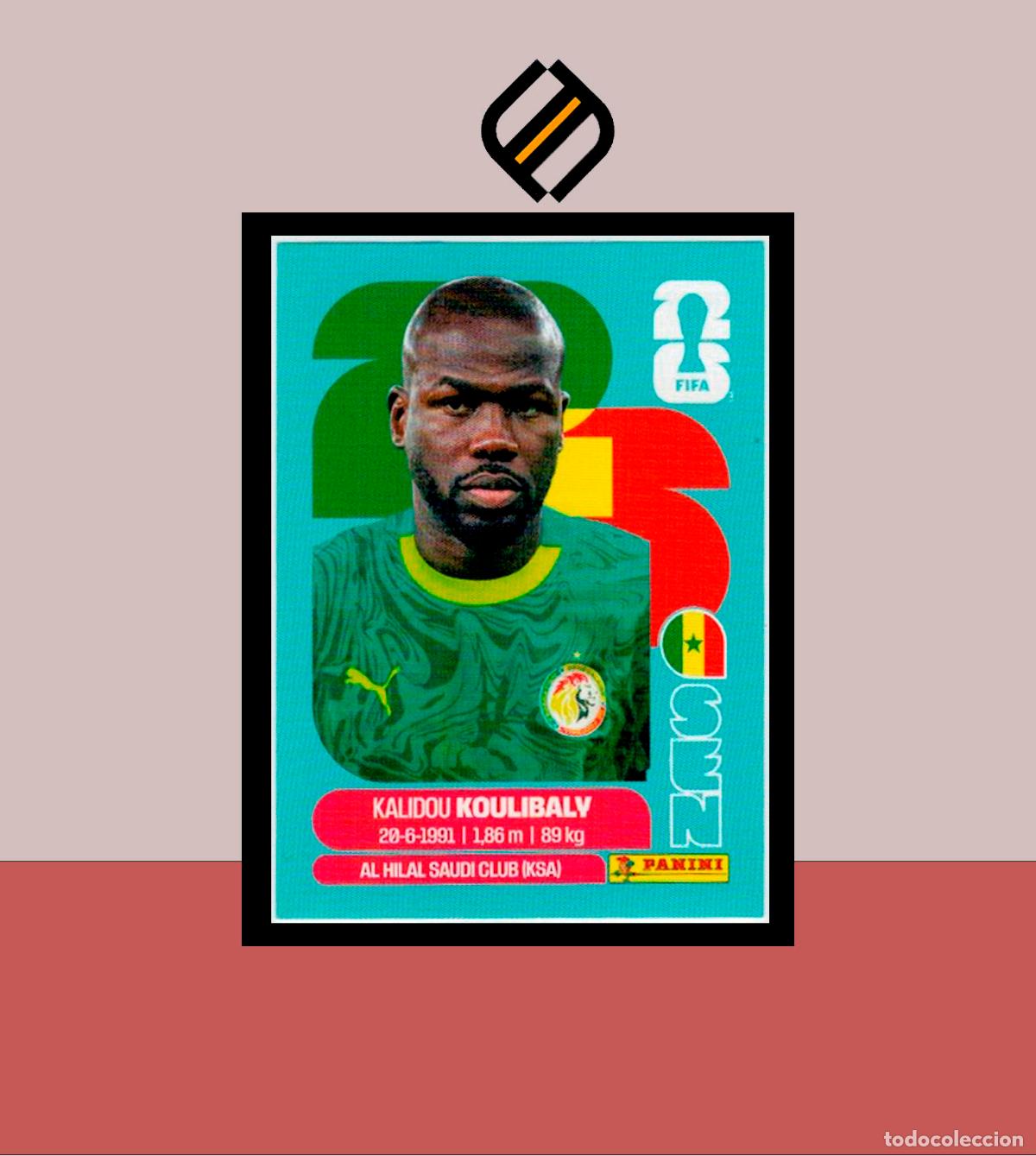 Cromos de f&uacute;tbol: PANINI FIFA CLUB WORLD CUP 2026 26 SEN 8 KALIDOU KOULIBALY SENEGAL STICKER MUNDIAL MEX CAN USA