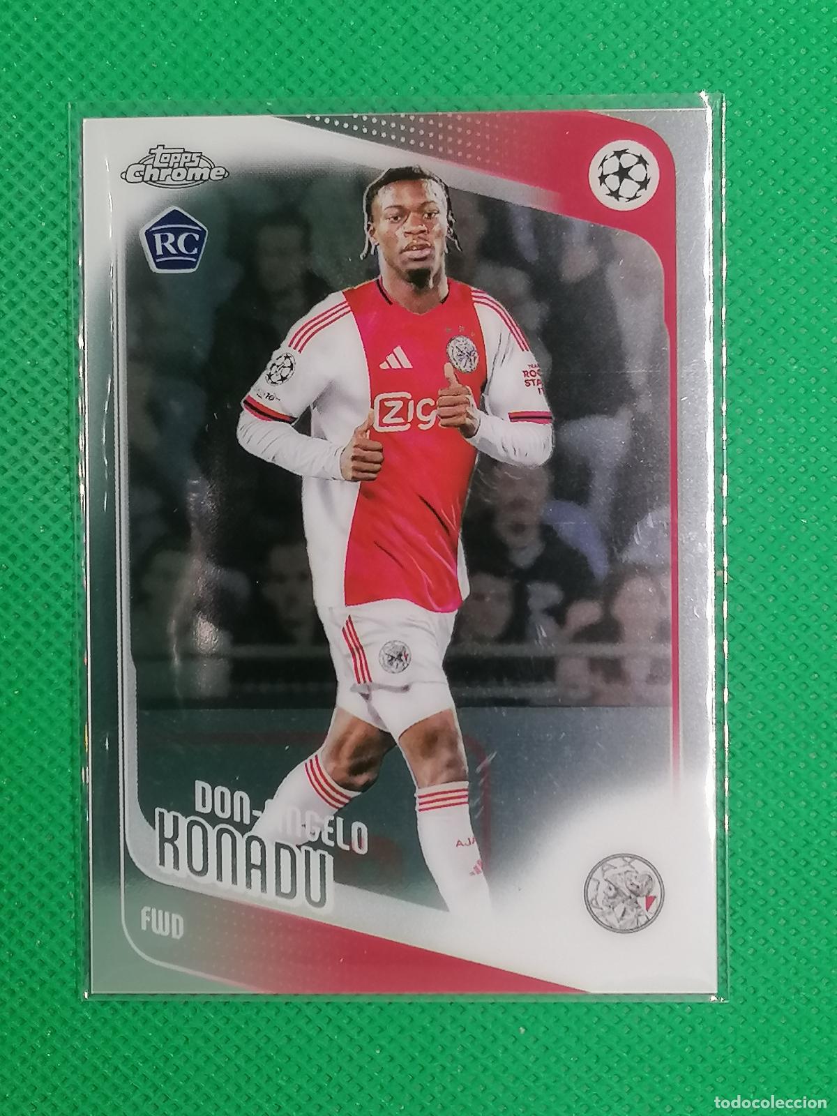 Cromos de f&uacute;tbol: 173 DON - ANGELO KONADU AJAX ROOKIE ⚽ TOPPS CHROME UCC 25 26 2025 2026 ⚽