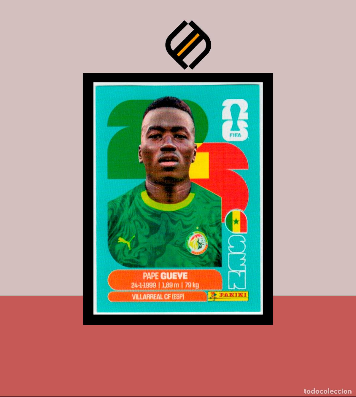 Cromos de f&uacute;tbol: PANINI FIFA CLUB WORLD CUP 2026 26 SEN 11 PAPE GUEVE SENEGAL STICKER MUNDIAL MEX CAN USA LIGA