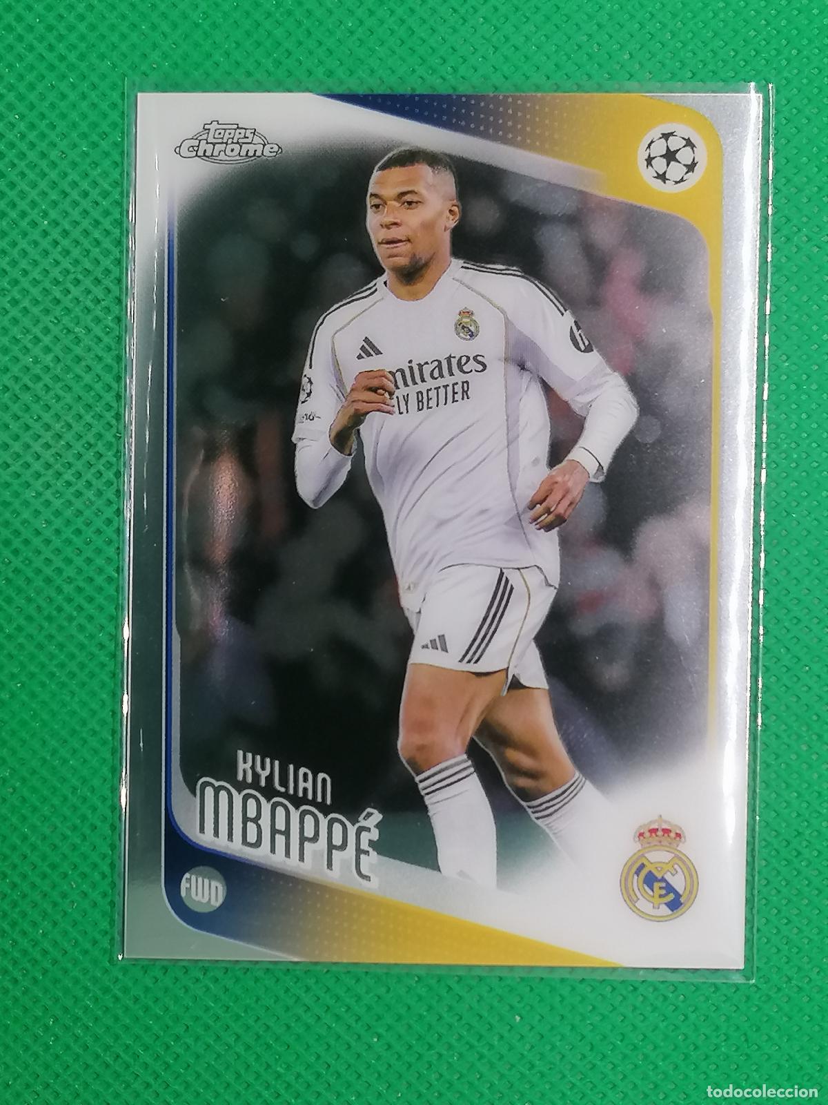 Cromos de f&uacute;tbol: 112 KYLIAN MBAPPE REAL MADRID ⚽ TOPPS CHROME UCC 25 26 2025 2026 ⚽