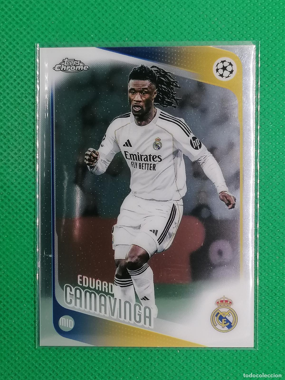 Cromos de f&uacute;tbol: 31 EDUARDO CAMAVINGA REAL MADRID ⚽ TOPPS CHROME UCC 25 26 2025 2026 ⚽