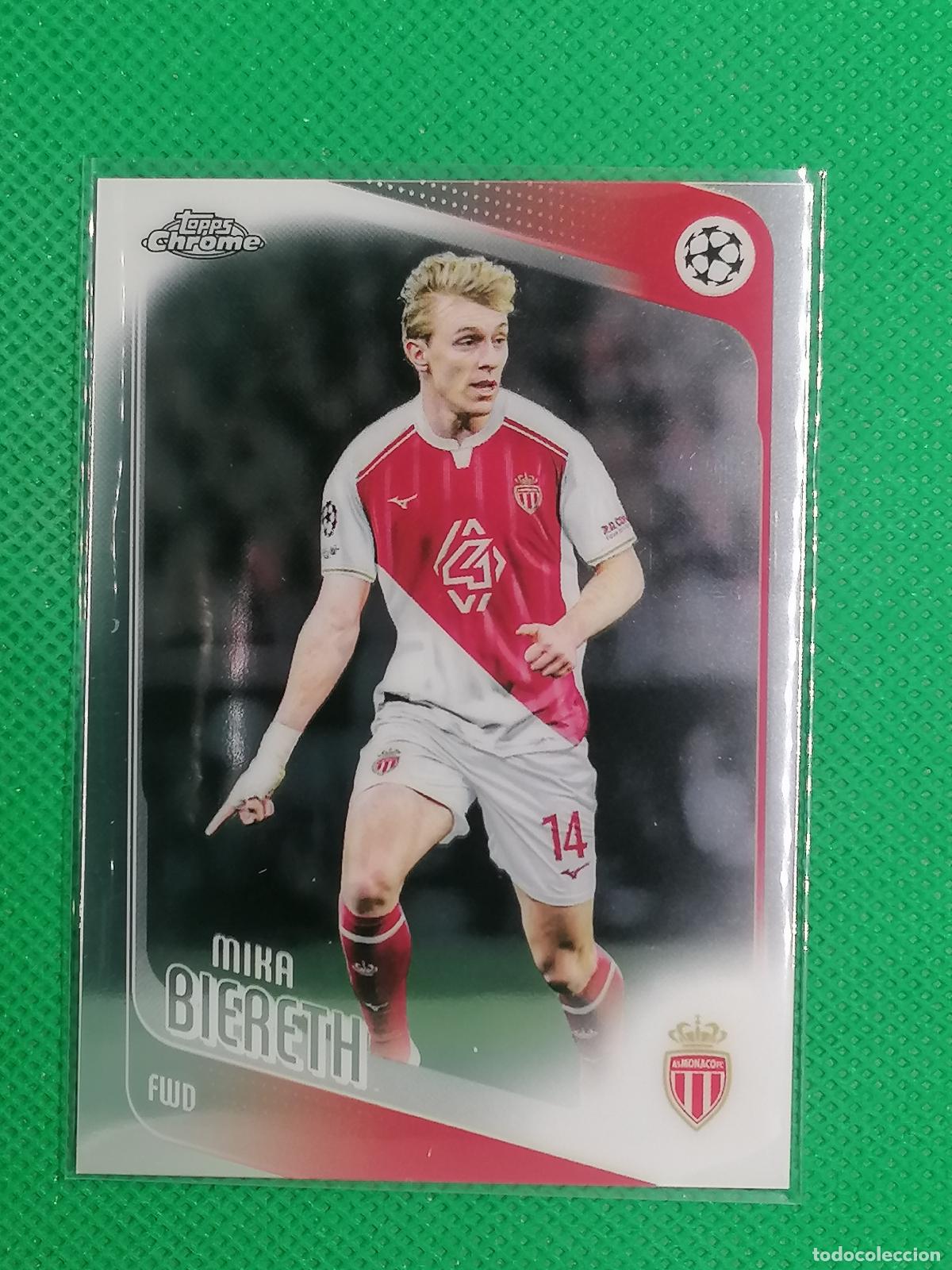 Fu&szlig;ball-Sticker: 178 MIKA BIERETH MONACO ⚽ TOPPS CHROME UCC 25 26 2025 2026 ⚽