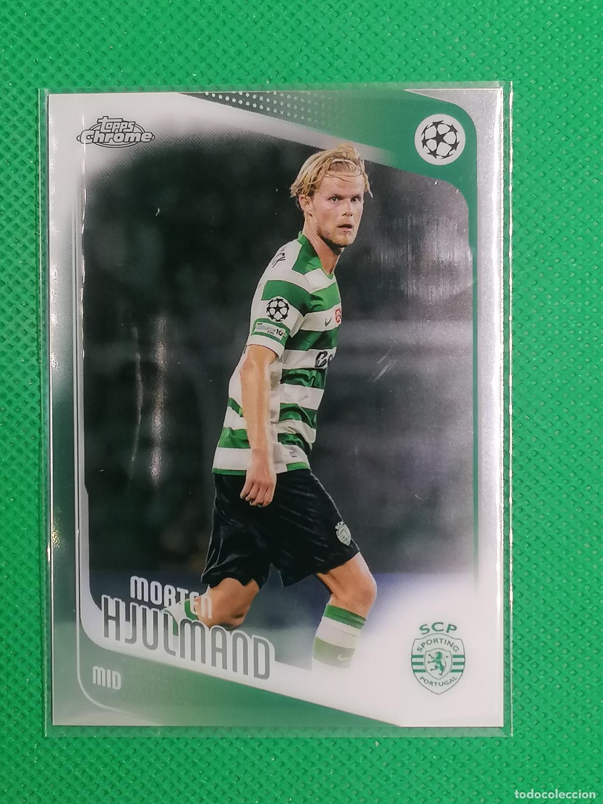Fu&szlig;ball-Sticker: 199 MORTEN HJULMAND SPORTING PORTUGAL ⚽ TOPPS CHROME UCC 25 26 2025 2026 ⚽