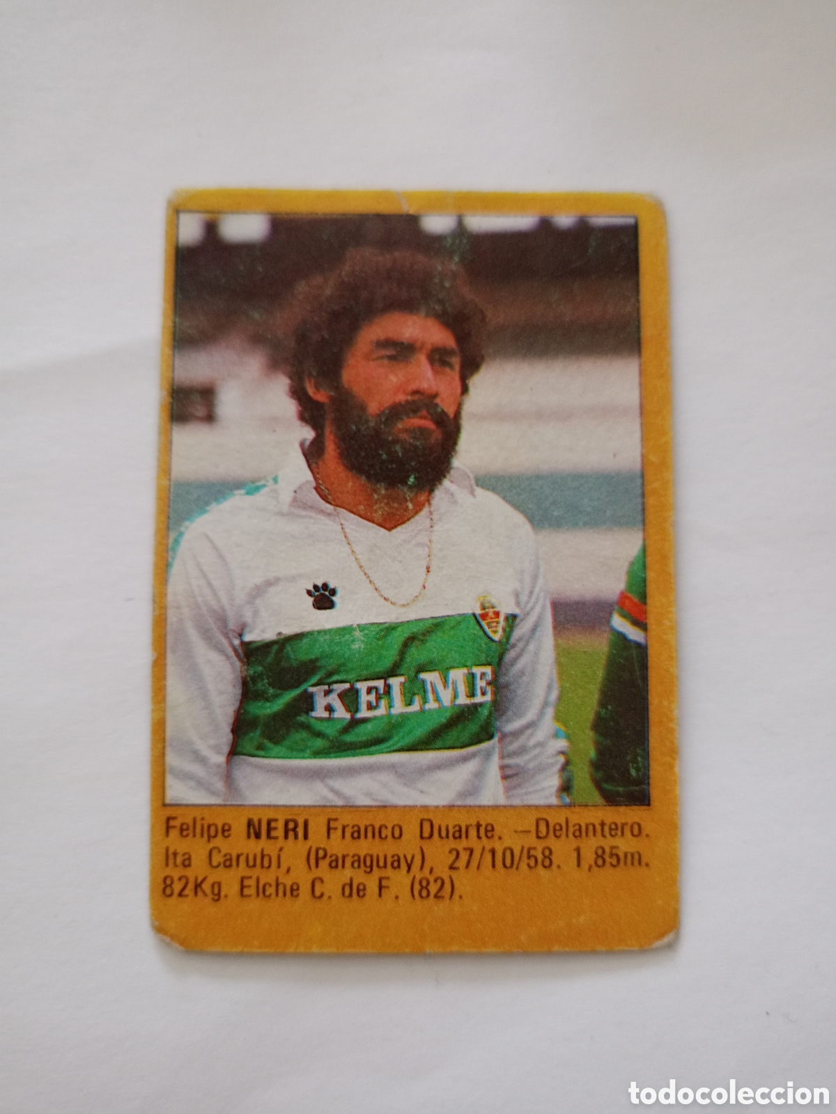 Fu&szlig;ball-Sticker: Elche - Neri - Editorial Roll&aacute;n 1984-1985, 84-85 - Nunca pegado