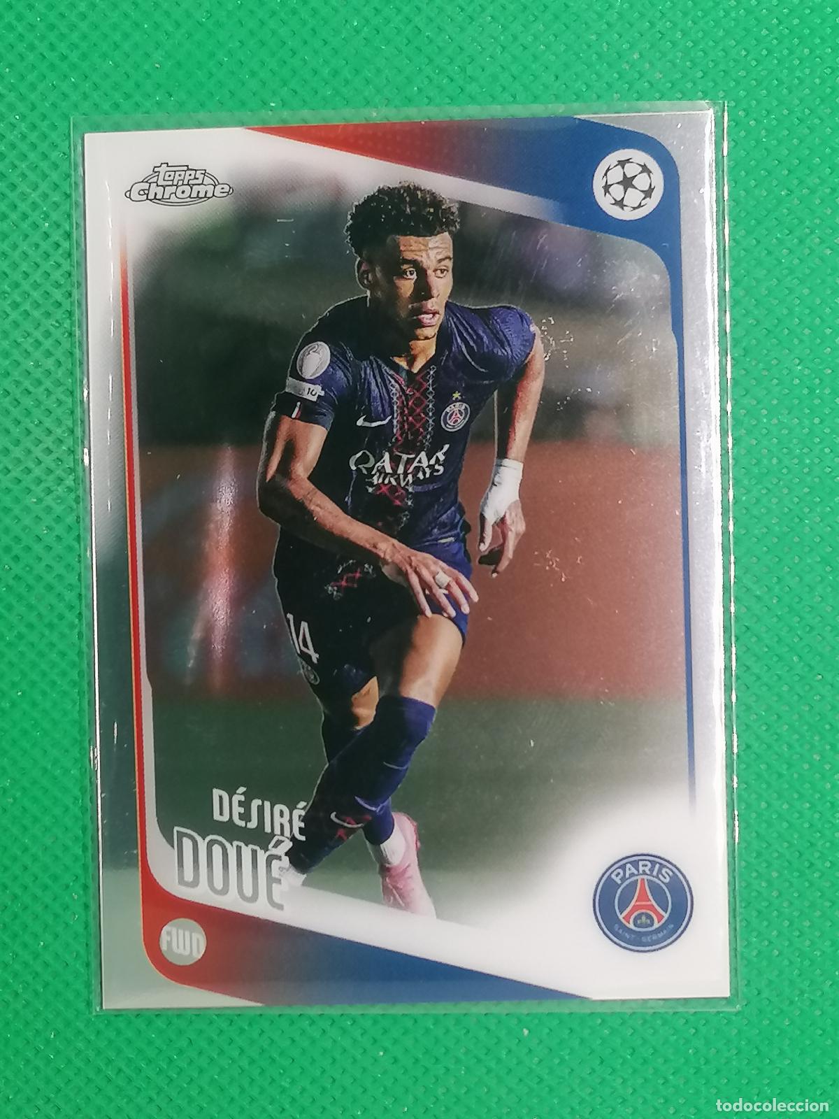 Cromos de f&uacute;tbol: 198 DESIRE DOUE PARIS SAINT GERMAIN ⚽ TOPPS CHROME UCC 25 26 2025 2026 ⚽