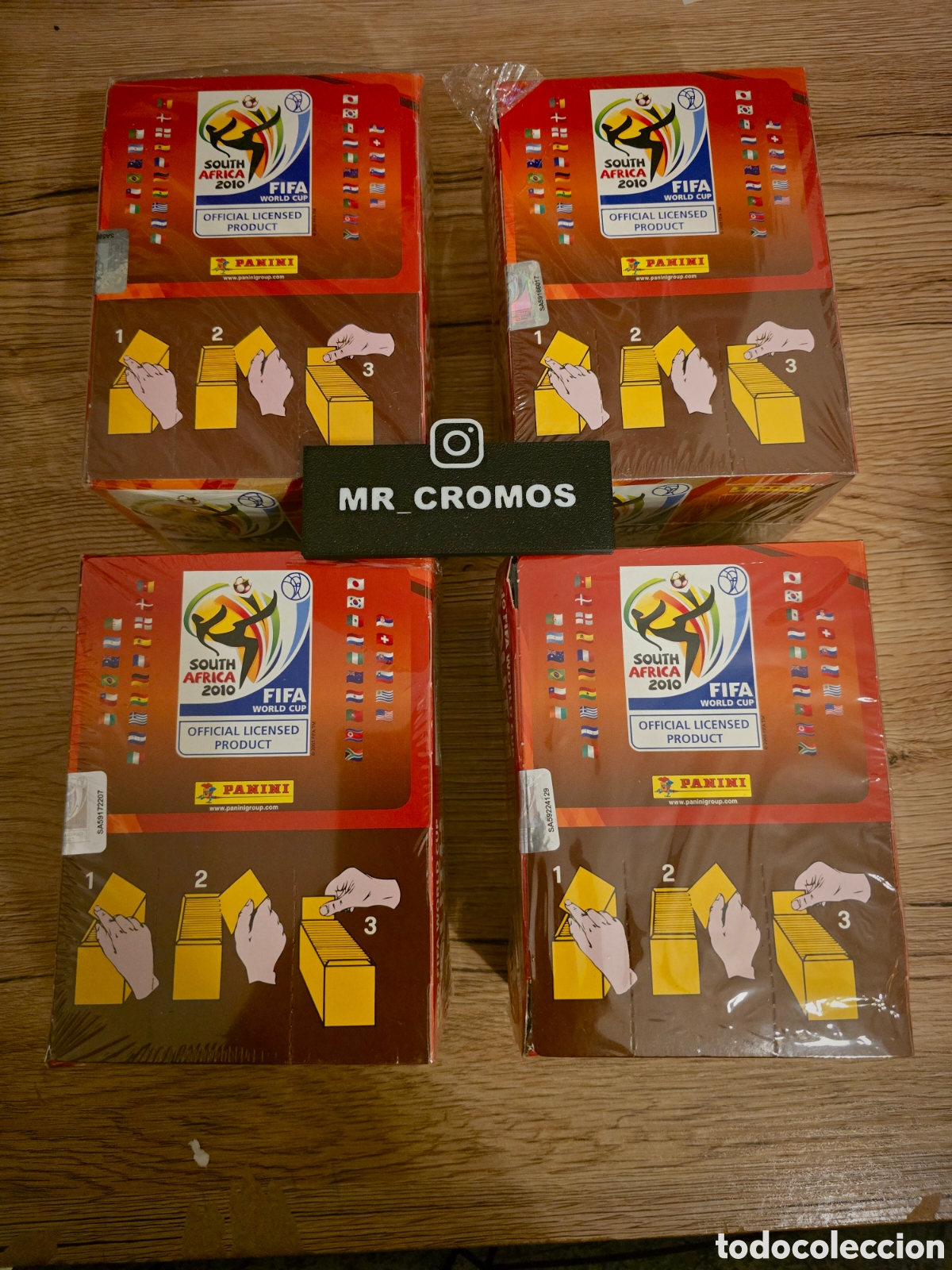 Cromos de f&uacute;tbol: Sobres sueltos a 2&euro; mundial 2010 fifa world cup