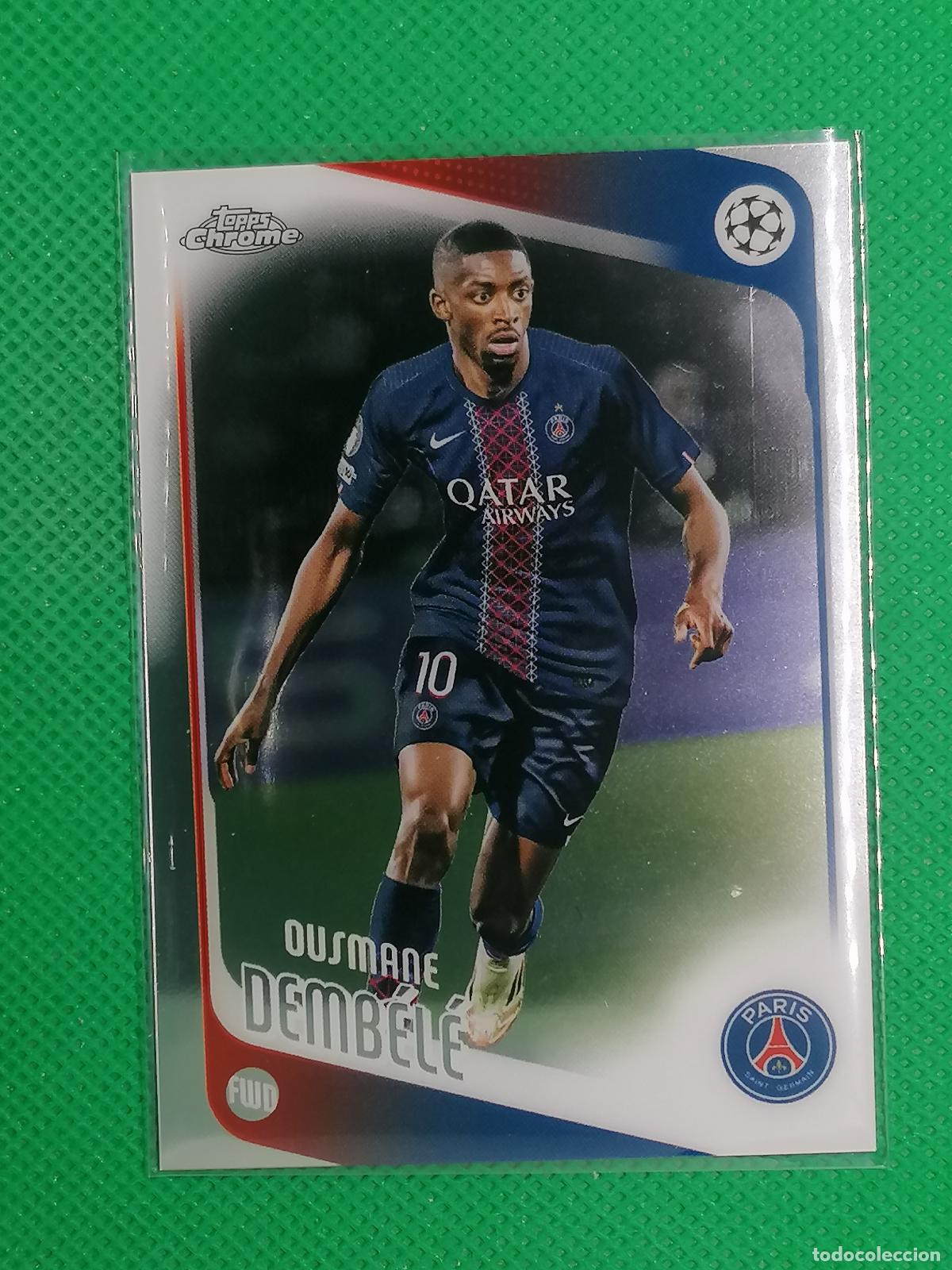 Cromos de f&uacute;tbol: 3 OUSMANE DEMBELE PARIS SAINT GERMAIN ⚽ TOPPS CHROME UCC 25 26 2025 2026 ⚽