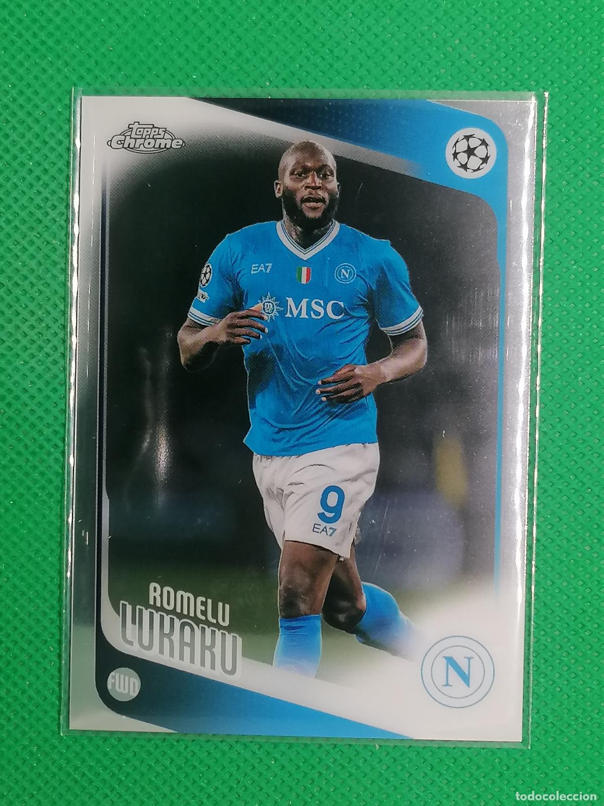 Cromos de f&uacute;tbol: 76 ROMELU LUKAKU NAPOLES ⚽ TOPPS CHROME UCC 25 26 2025 2026 ⚽