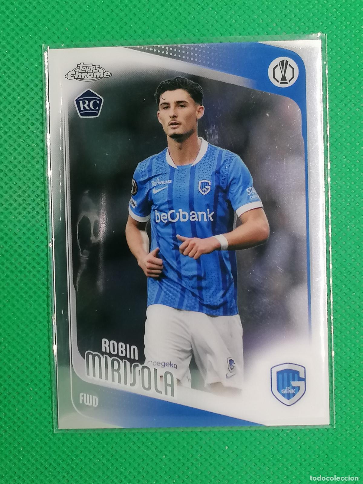 Cromos de f&uacute;tbol: 26 ROBIN MIRISOLA GENK ROOKIE ⚽ TOPPS CHROME UCC 25 26 2025 2026 ⚽
