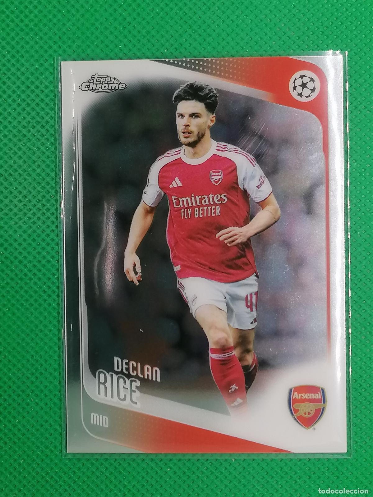 Cromos de f&uacute;tbol: 164 DECLAN RICE ARSENAL ⚽ TOPPS CHROME UCC 25 26 2025 2026 ⚽