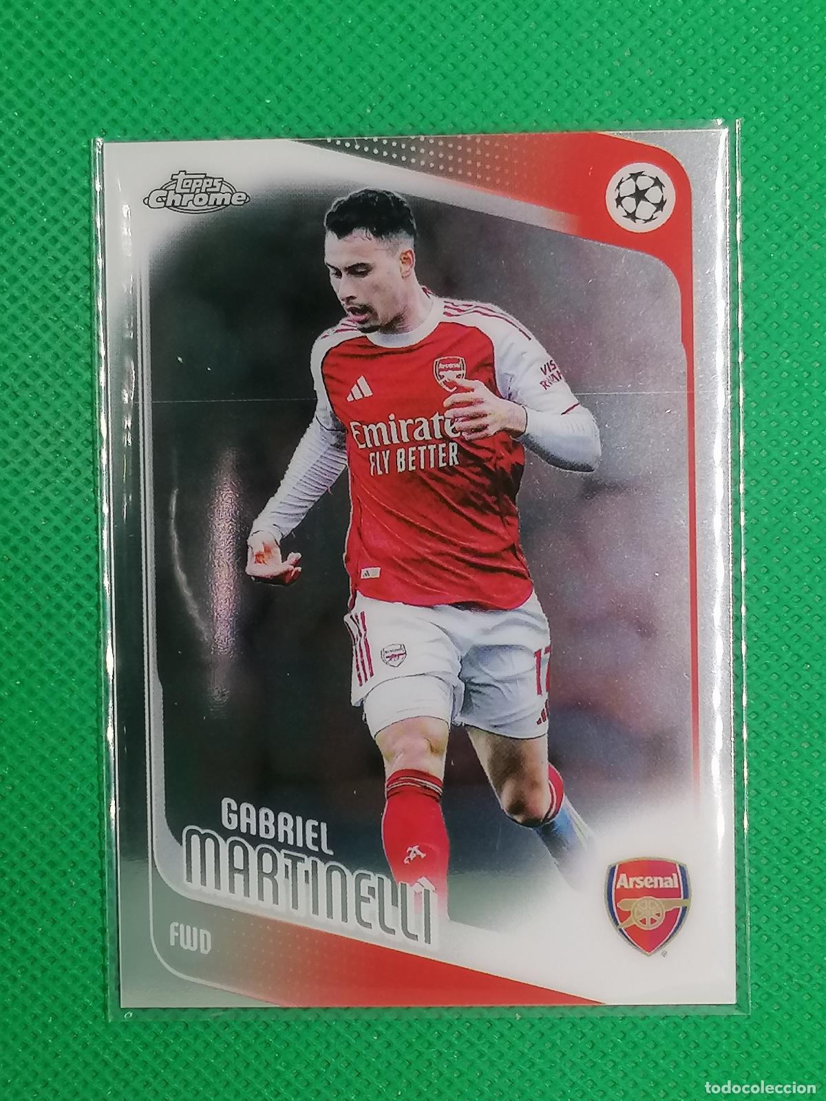 Cromos de f&uacute;tbol: 19 GABRIEL MARTINELLI ARSENAL ⚽ TOPPS CHROME UCC 25 26 2025 2026 ⚽
