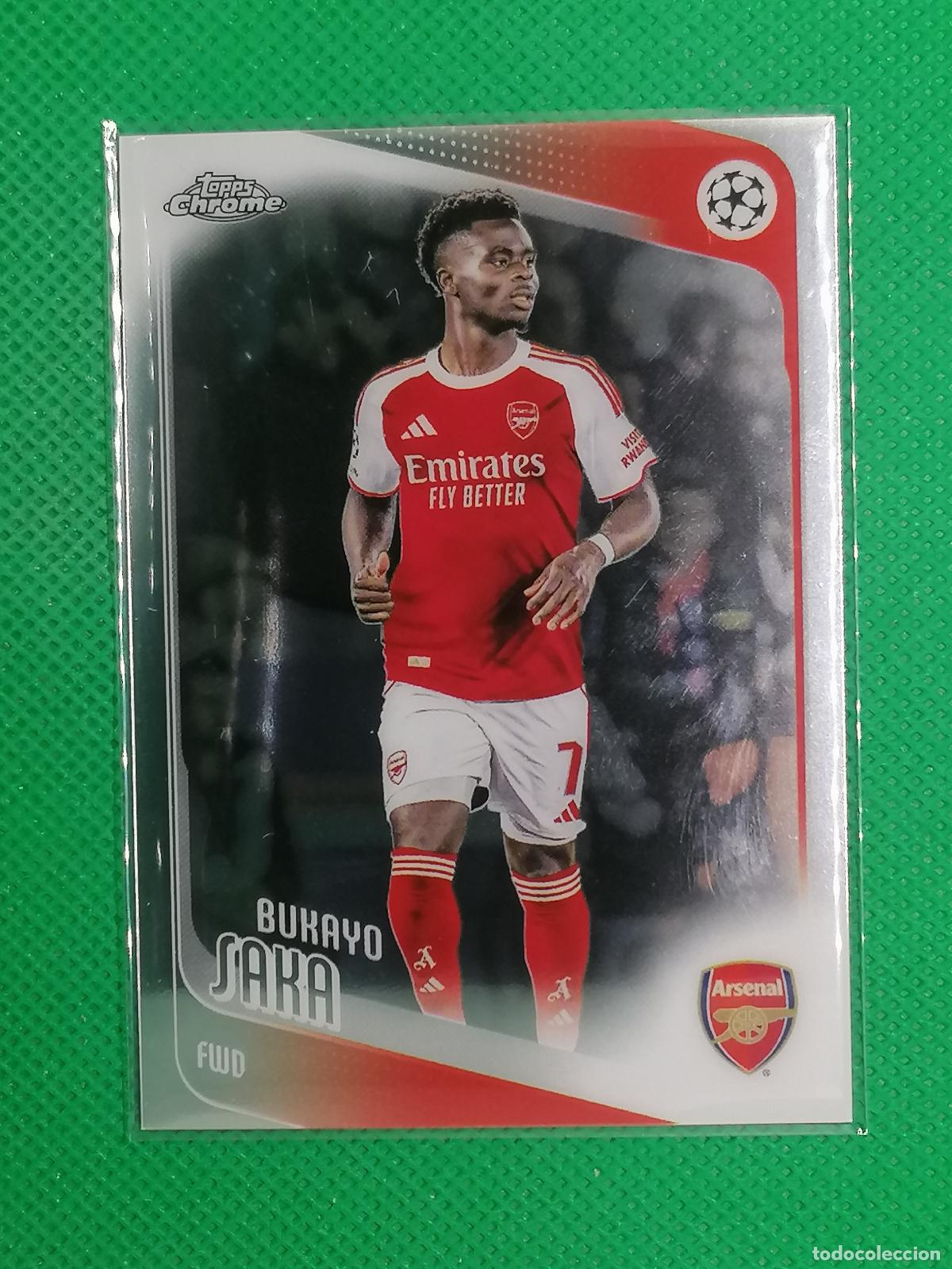 Cromos de f&uacute;tbol: 12 BUKAYO SAKA ARSENAL ⚽ TOPPS CHROME UCC 25 26 2025 2026 ⚽