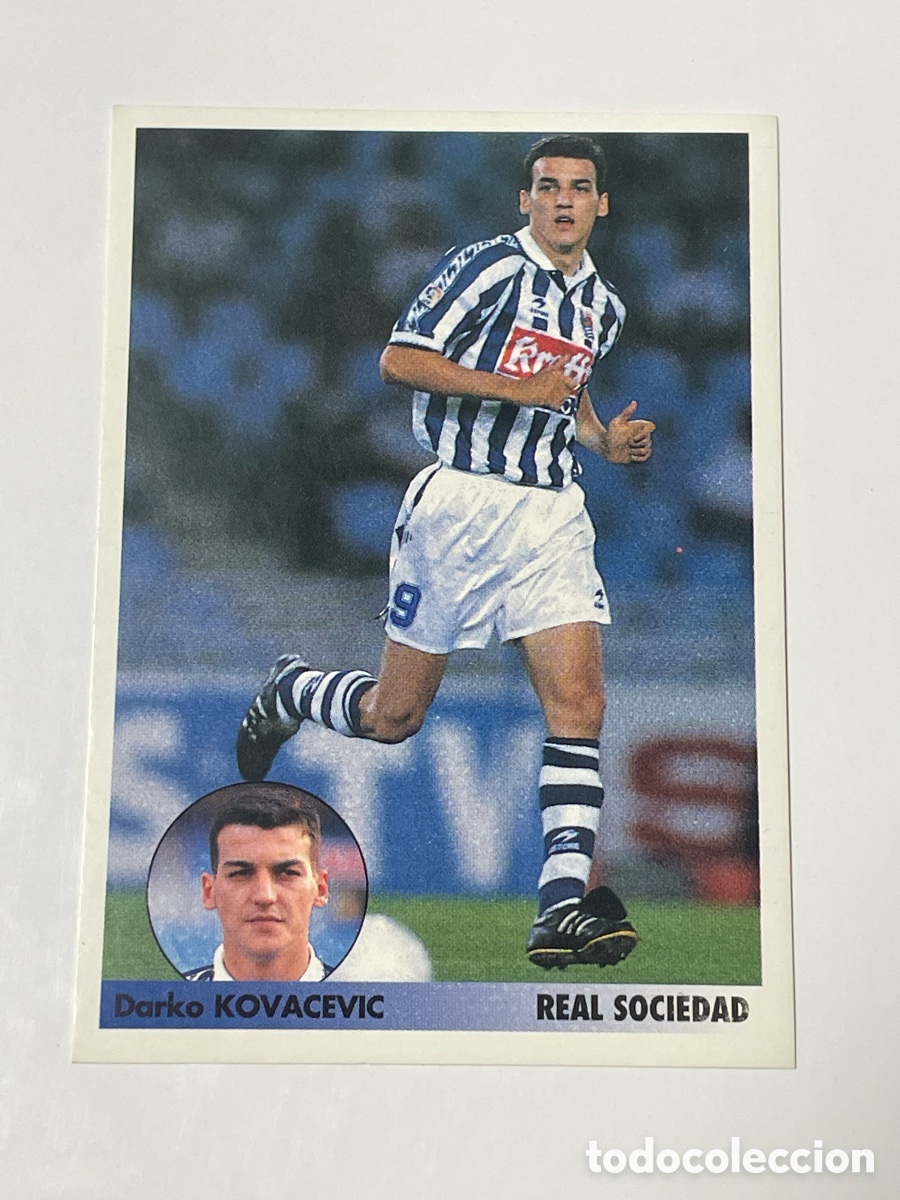 Cromos de f&uacute;tbol: Darko Kovacevic Real Sociedad Panini Los mejores equipos de Europa 1996/97 #297