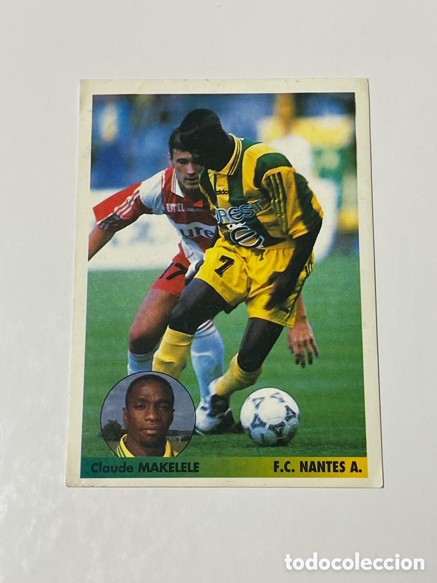 Cromos de f&uacute;tbol: Claude Makelele Nantes Panini Los mejores equipos de Europa 1996/97 #299