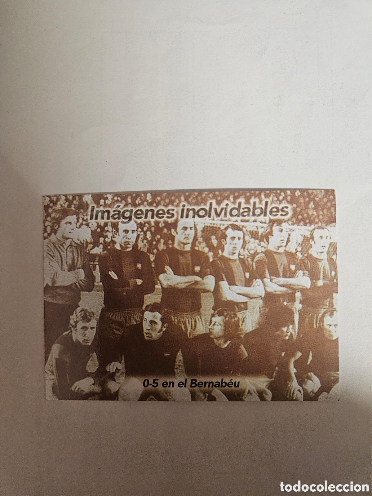 Cromos de f&uacute;tbol: CROMO ALBUM BAR&Ccedil;A CENTENARI CARDS PANINI (1999) 95 0-5 EN EL BERNABEU LIGA 99 BARCELONA