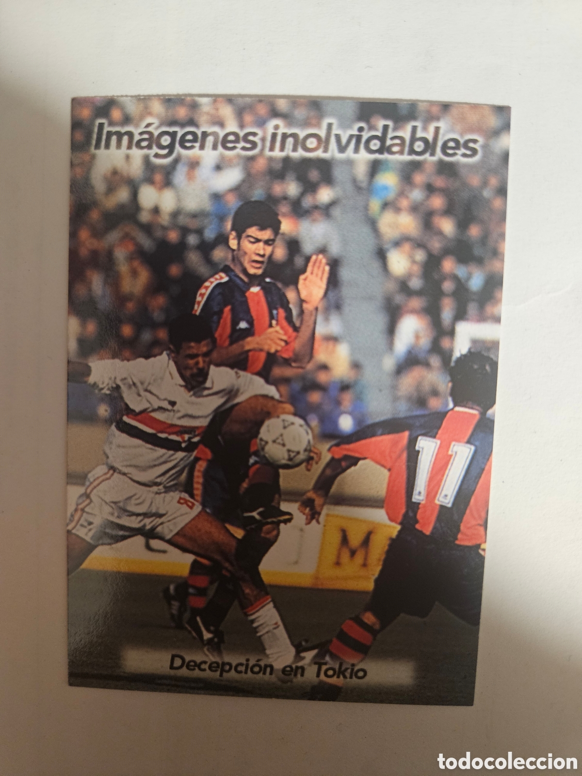 Cromos de f&uacute;tbol: CROMO ALBUM BAR&Ccedil;A CENTENARI CARDS PANINI (1999) 103 DECEPCION EN TOKIO LIGA 99 BARCELONA
