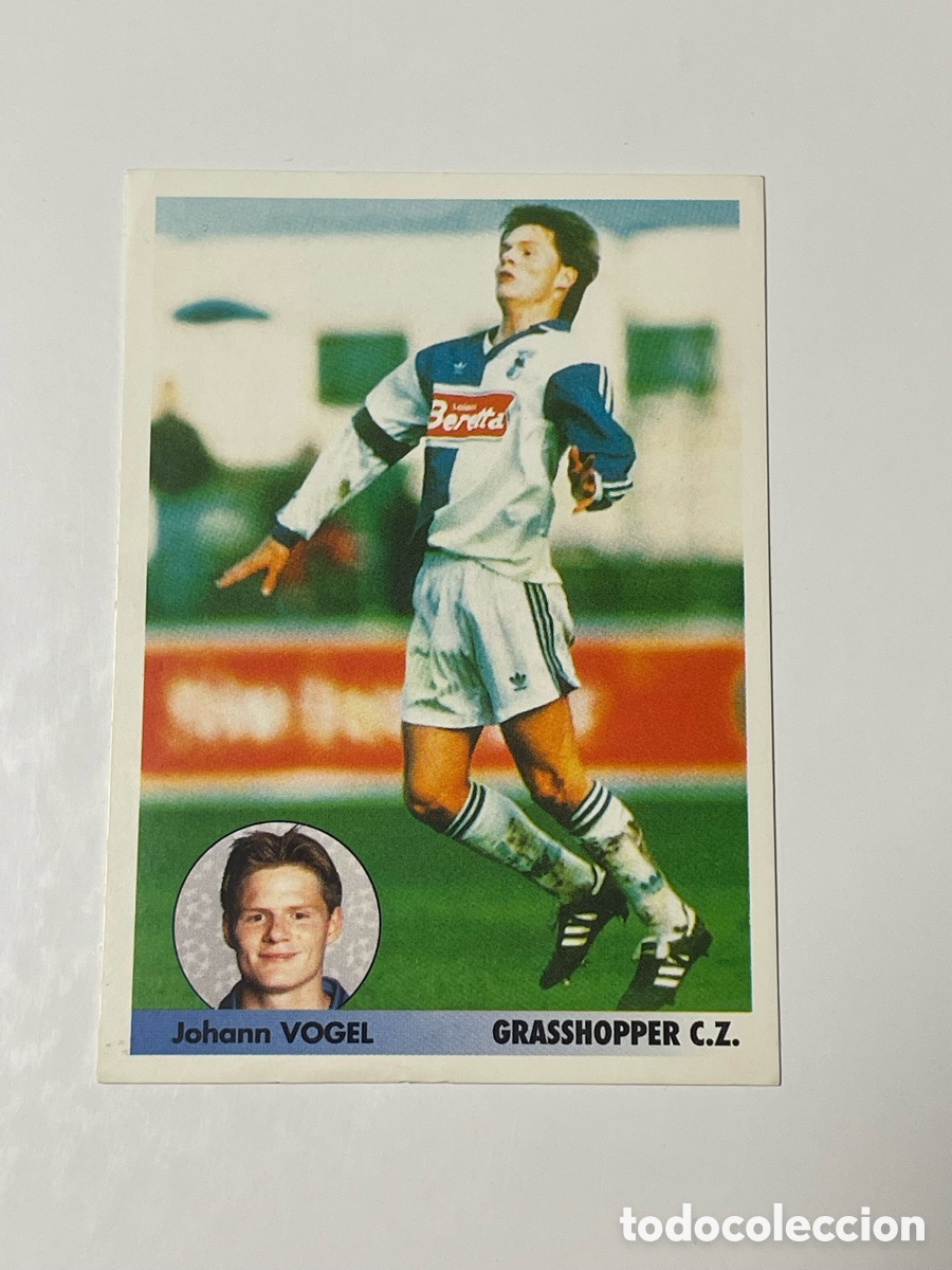 Cromos de f&uacute;tbol: Johann Vogel Grasshopper Panini Los mejores equipos de Europa 1996/97 #310