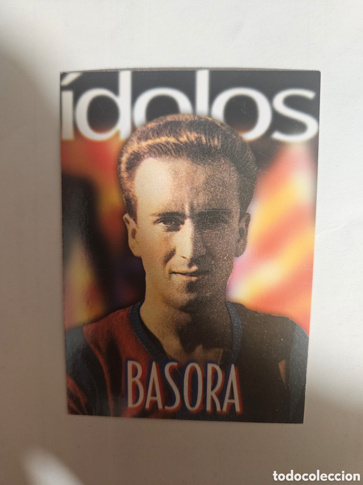 Cromos de f&uacute;tbol: CROMO ALBUM BAR&Ccedil;A CENTENARI CARDS PANINI (1999) 120 BASORA LIGA 99 BARCELONA