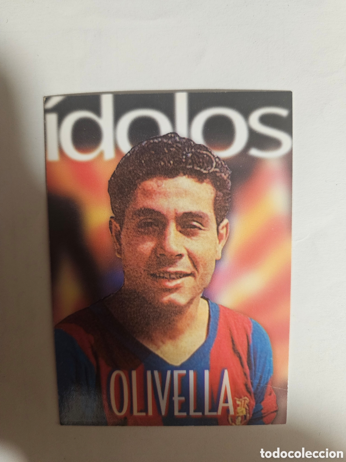 Cromos de f&uacute;tbol: CROMO ALBUM BAR&Ccedil;A CENTENARI CARDS PANINI (1999) 130 OLIVELLA LIGA 99 BARCELONA
