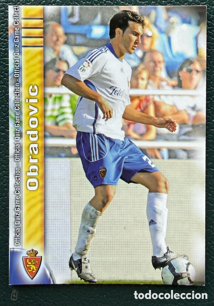 Cromos de f&uacute;tbol: 1220 OBRADOVIC REAL ZARAGOZA FICHAS ALBUM MUNDICROMO 2009 2010 09 10