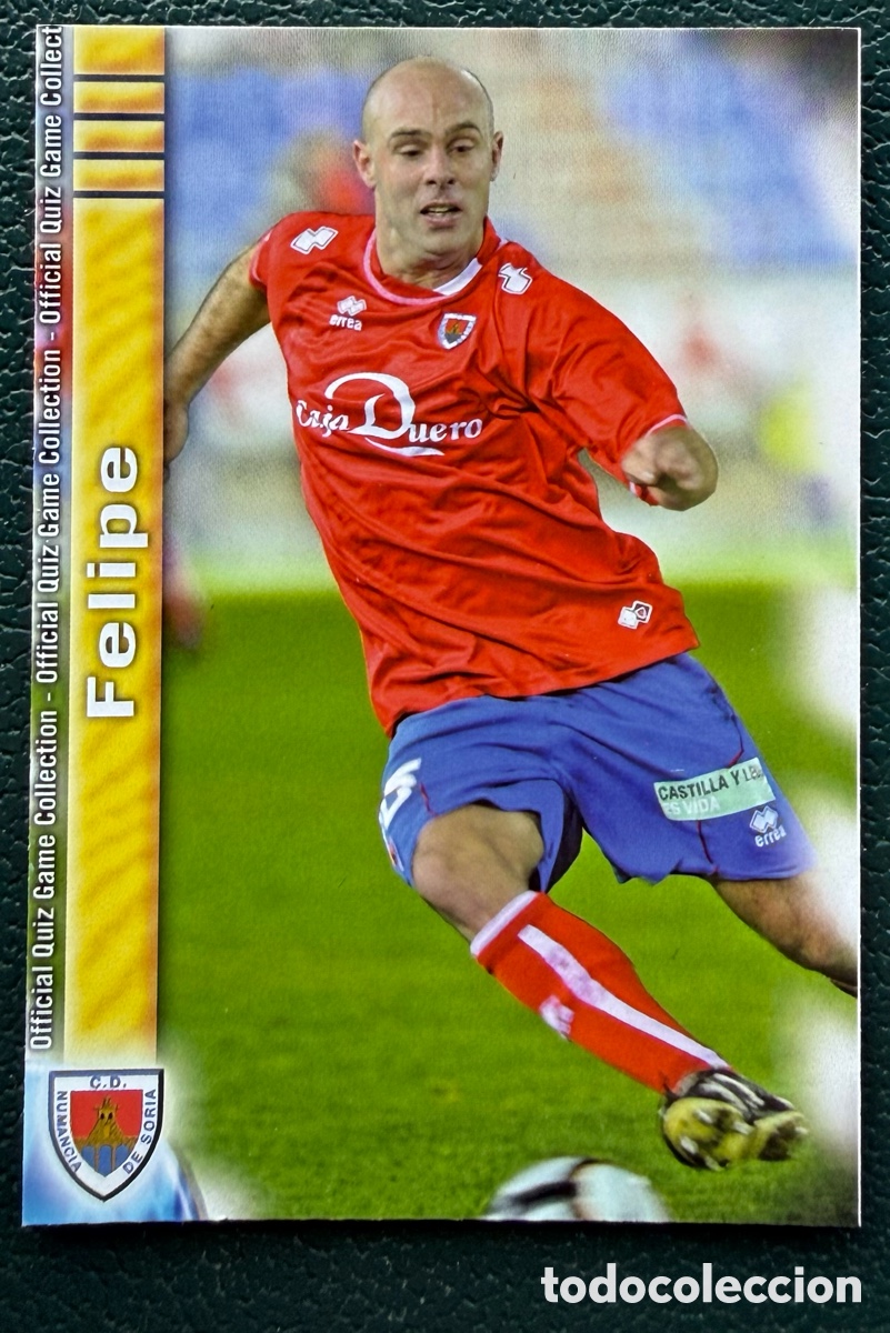 Fu&szlig;ball-Sticker: 1231 FELIPE CD NUMANCIA FICHAS ALBUM MUNDICROMO 2009 2010 09 10