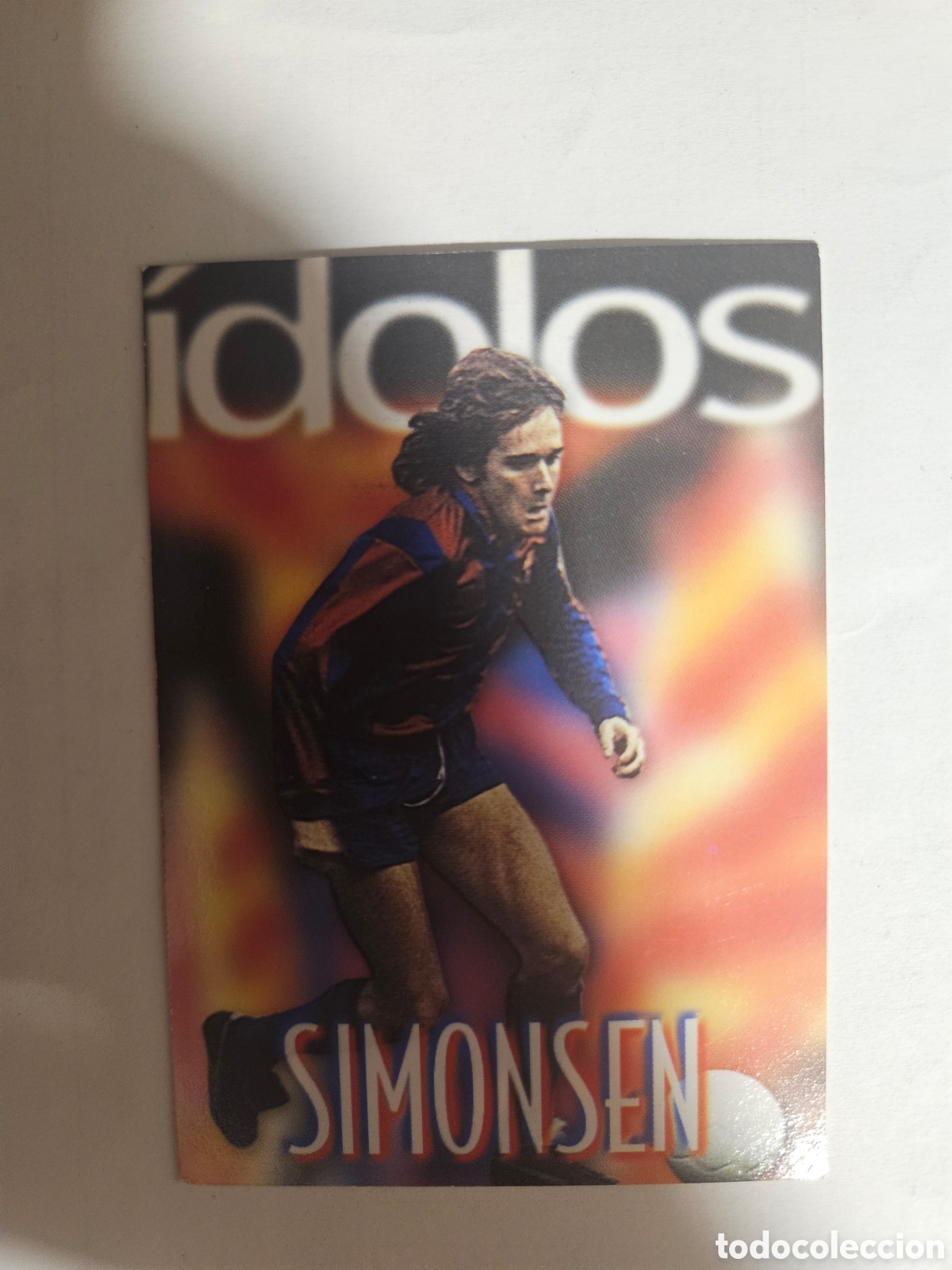 Cromos de f&uacute;tbol: CROMO ALBUM BAR&Ccedil;A CENTENARI CARDS PANINI (1999) 142 SIMONSEN LIGA 99 BARCELONA