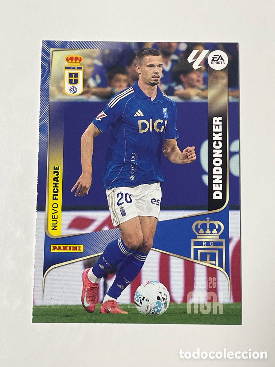 Cromos de f&uacute;tbol: Leander Dendoncker Oviedo Panini Megacracks 2025/26 #490