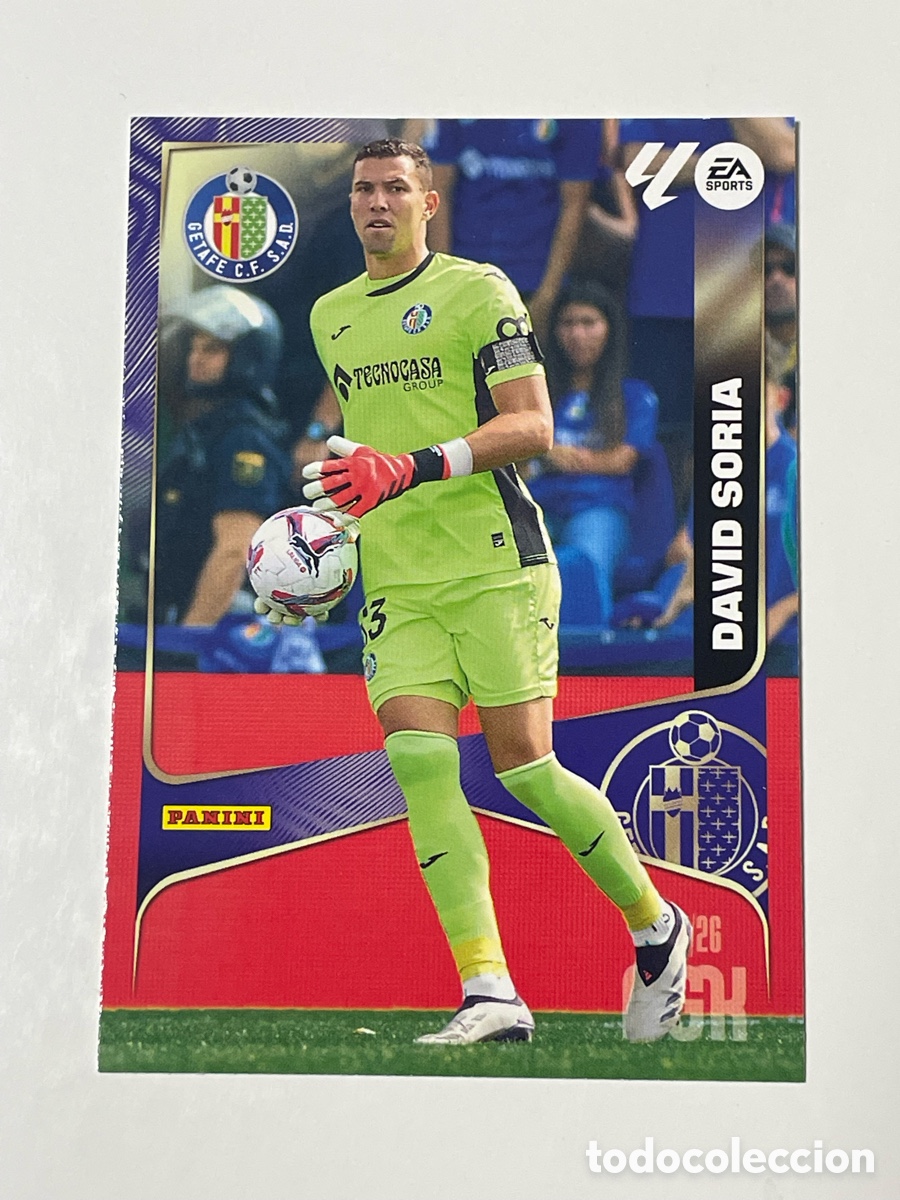 Cromos de f&uacute;tbol: David Soria Getafe Panini Megacracks 2025/26 #164