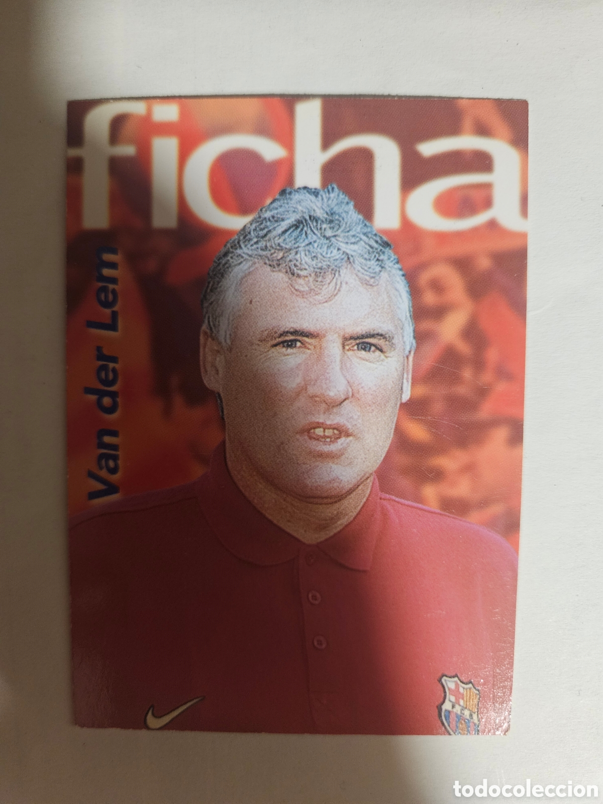 Cromos de f&uacute;tbol: CROMO ALBUM BAR&Ccedil;A CENTENARI CARDS PANINI (1999) 158 GERARD VAN DER LEMLIGA 99 BARCELONA